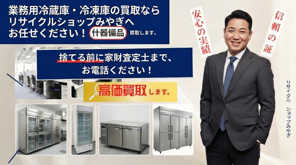 業務用冷蔵庫の買取