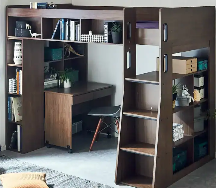 ロフトベッド・学習机セット