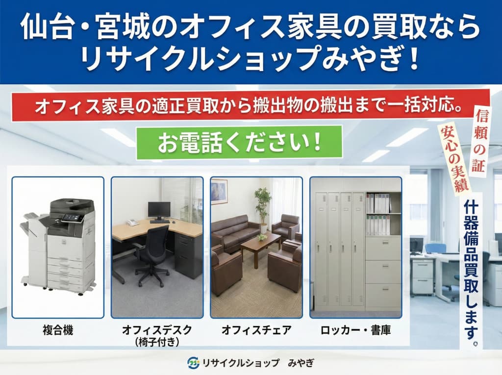 オフィス家具買取PCバナー