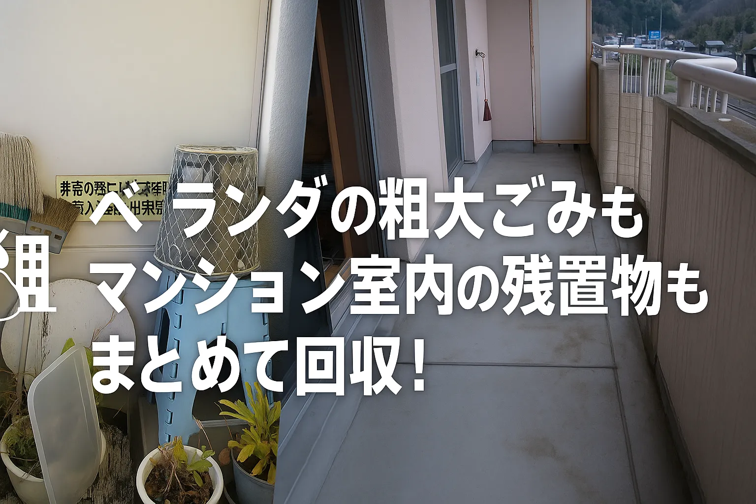 ベランダごみ