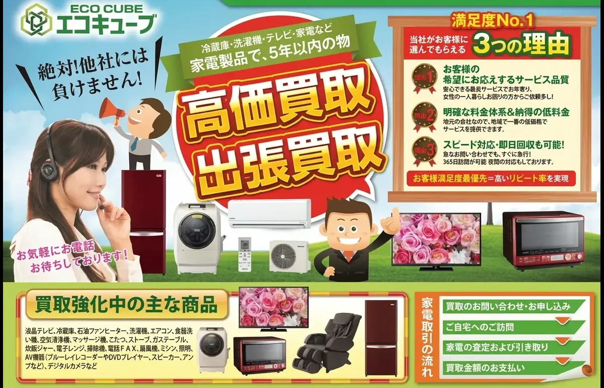 家電買取のPCバナー